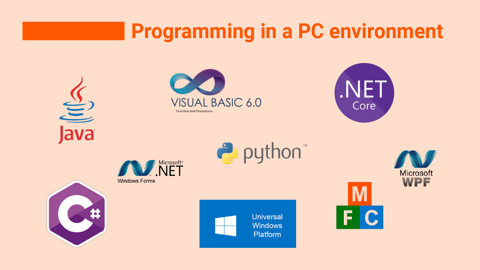 Programming in a PC environment